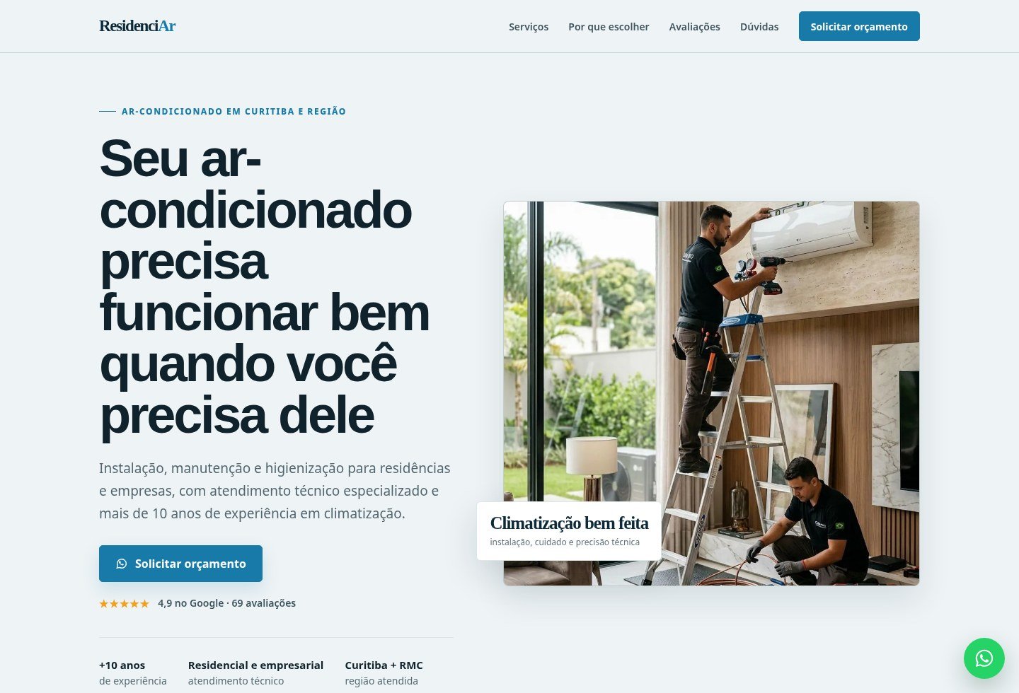 Prévia do projeto ResidenciAr